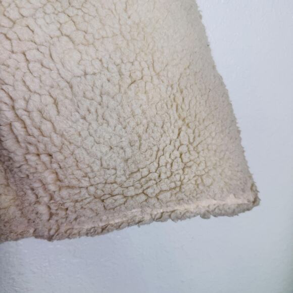 Vintage Levis Vest Mens Medium Denim Sherpa Lined Orange Tab Western Vtg 70s - Picture 11 of 16